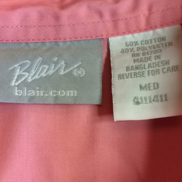 FINAL SALE PRICE Blair Fuchsia Button Down Shirt in Medium - Picture 6 of 8